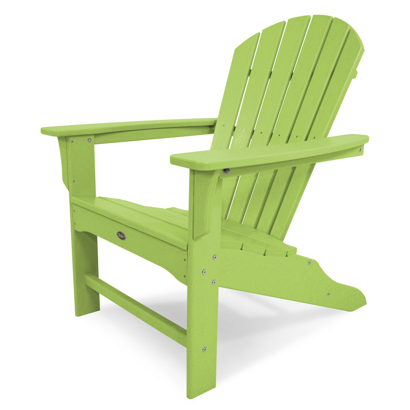 Chaise Adirondack POLYWOOD Yacht Club Shellback, Limette