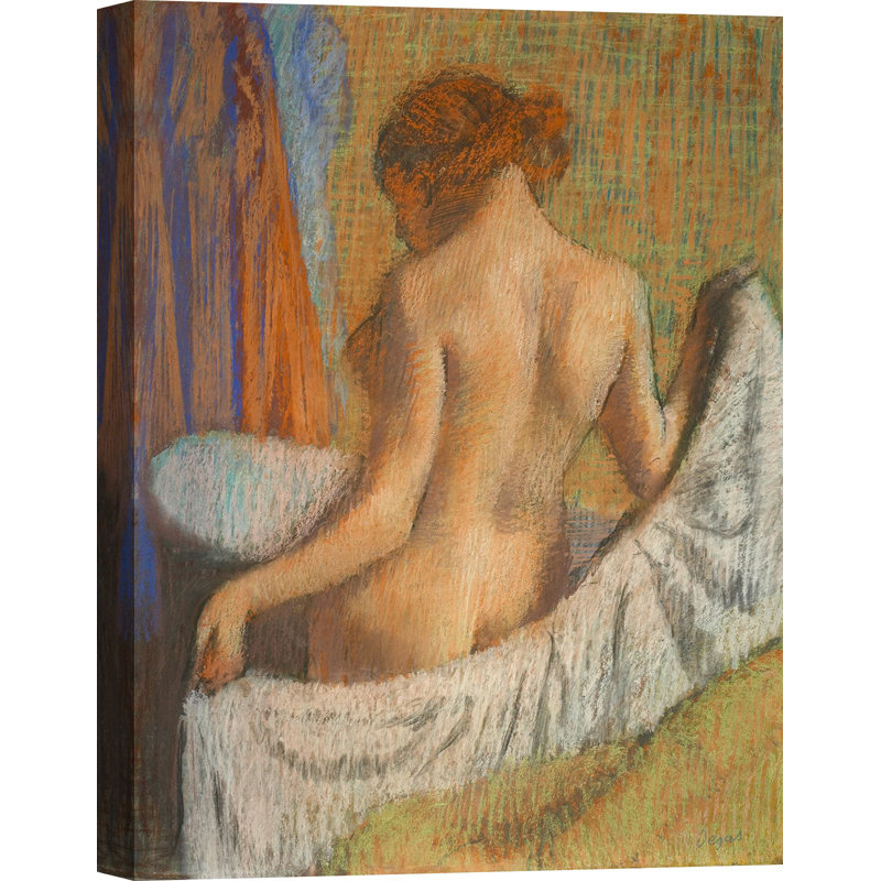 After The Bath by Edgar Degas - Wrapped Canvas Art Prints, 120cm H x 90cm W x 4cm D
