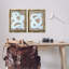 «Abstract Squiggle Line», ensemble de 2 toiles flottantes encadrées par Vanna Lam-222841532-222841534