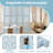  4-Panel Wooden Room Divider w/ Carved Cutout Pattern & Solid Wood Frame