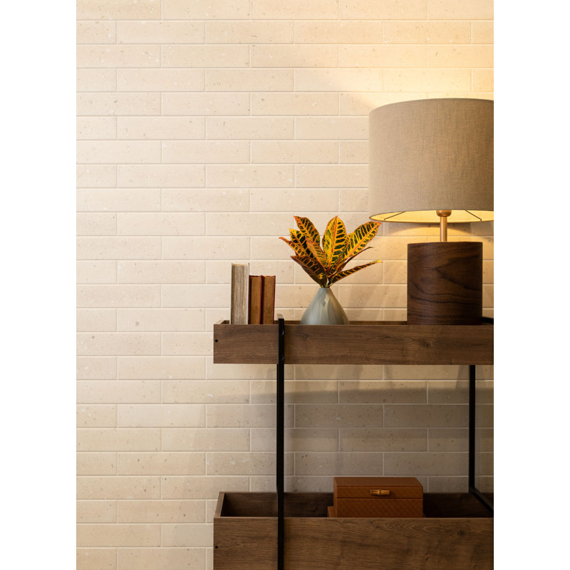3" x 10" Ceramic Subway Wall & Floor Tile, Powder