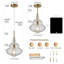 1 - Light Gold Pendant