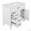 Meuble-lavabo 36 po avec lavabo, armoire de salle de bain avec tiroirs, structure solide et panneau de fibres à densité moyenne-1898877282