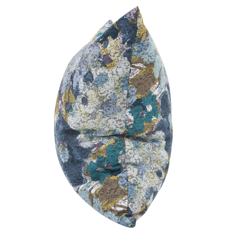 Floral Throw Pillow, 24" H x 24" W