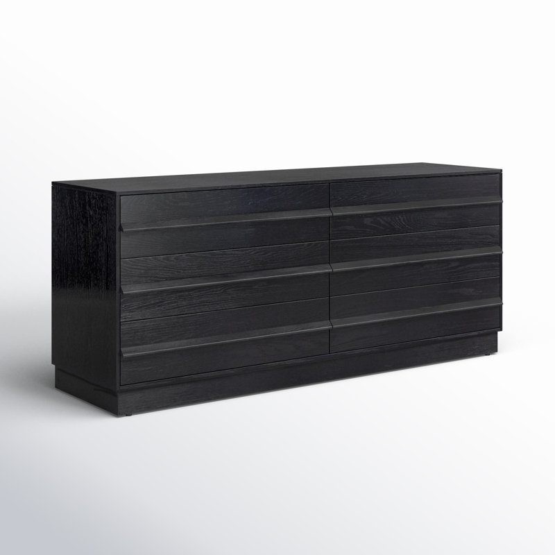 Deirdra 6 - Drawer Dresser, Black