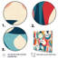 «Retro Abstract Drop Drops» - reproduction sur toile-367434573-367434572