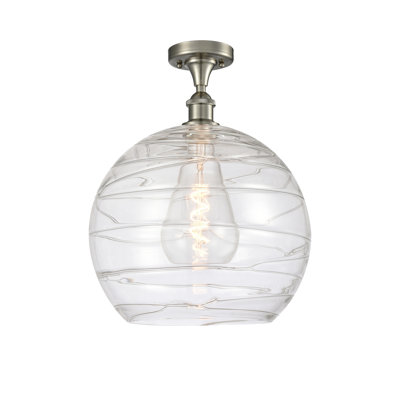 Anie Glass Semi Flush Mount