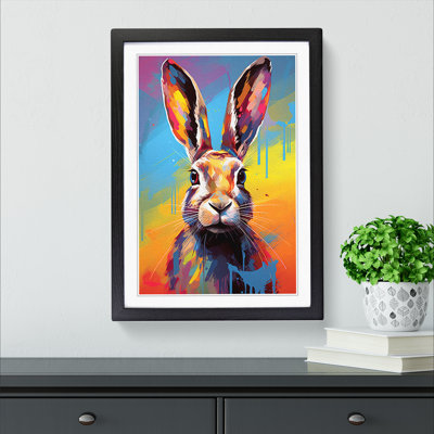 Hare Pop - Framed Print