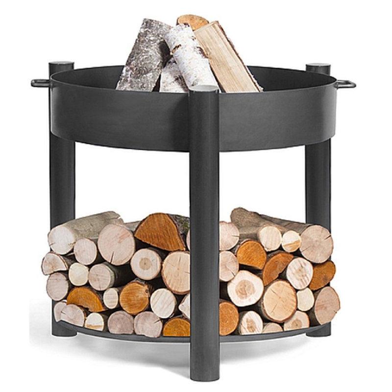 Aariyan Steel Wood Burning Smokeless Fire Pit, 80" H x 60" W x 60" D