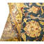 High-Quality Hand-Knotted Black And Gold Area Rug