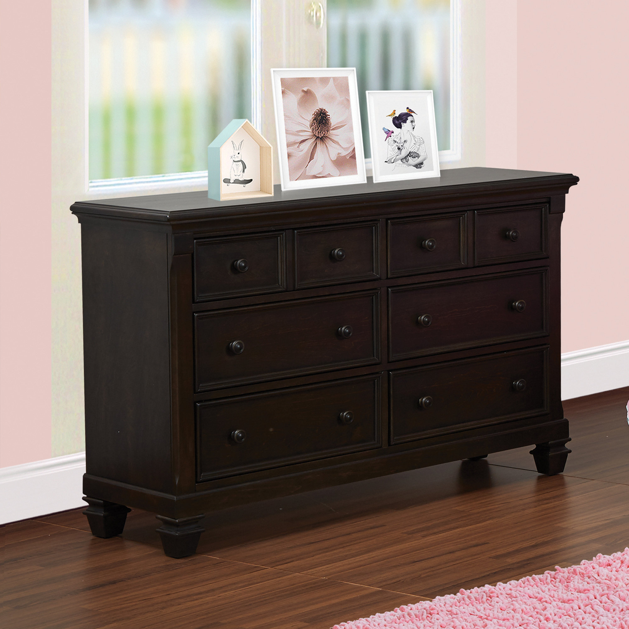 Baby Cache Glendale 6 Drawer Double Dresser &amp; Reviews | Wayfair