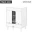 Meuble-lavabo simple 24,09 po avec plateau en céramique Quentavious