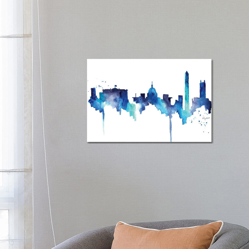 DC Skyline 1 Piece Wrapped Canvas Painting, 45.72cm H x 66.04cm W x 1.91cm D
