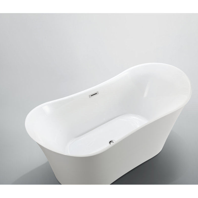 Toulouse 67'' x 31'' Soaking Acrylic Bathtub