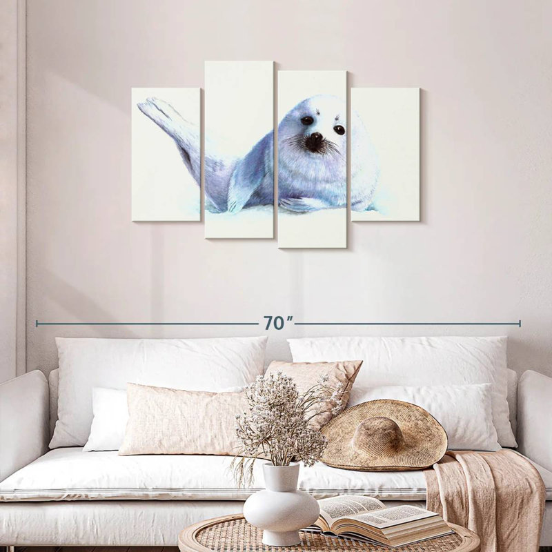 Brampt Seal, 27" H x 43" W