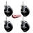 Wheel Swivel 3/4 Inch Threaded Stem Caster with Brake SCC