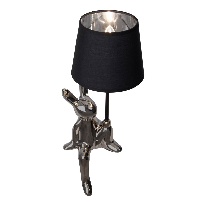 Aeva Ceramic USB Writing Desk Lamp, Silver