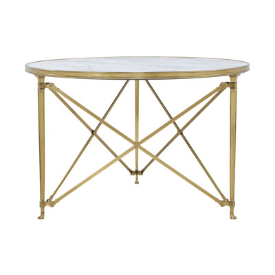 Spencer London Round Brass Center Table II