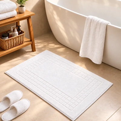 White Bath Mat