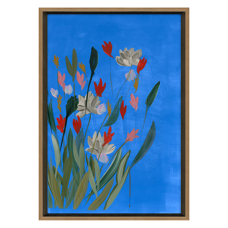 Meadow 4 Print by Jo Stearns, Gold, 24" H x 17" W x 1.75" D