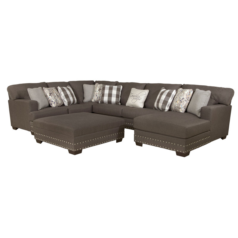  Canapé modulaire en chenille 3 pièces Gatha, Orienté à droite