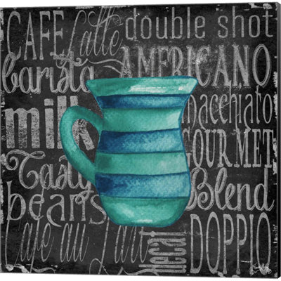«Coffee Of The Day» par Elizabeth Medley, art sur toile (ensemble de 2)