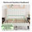 Velvet Upholstered Platform Bed With Headboard & Wooden Slats-164094171-164094170