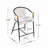 Rochin 26" Fabric Upholstered Counter Stools-1246138807
