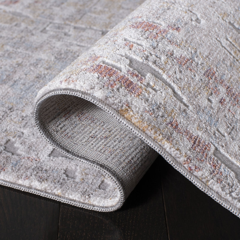 Valencia 400 Performance Abstract Rug, Square 6'1"