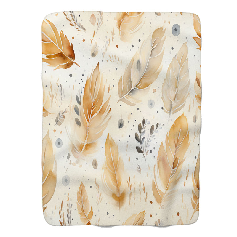Beige subtil - couverture sherpa de qualité supérieure 1 pièce, Lit simple