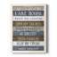 Fairlawn Simple Lake Rules, reproduction d'art sur toile-88377337-88377338