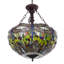 Luminaire suspendu en verre coloré multicolore 19,25 po Nancy 