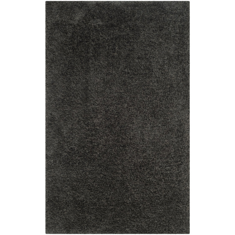 Franklynn Shag Hand Tufted Performance Solid Color Rug