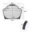 Eastcote Iron Arch Floor Mirror-1216410896