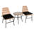 Wicker/Rattan Patio Dining Chairs with Cushions(Set of 4)-999811670