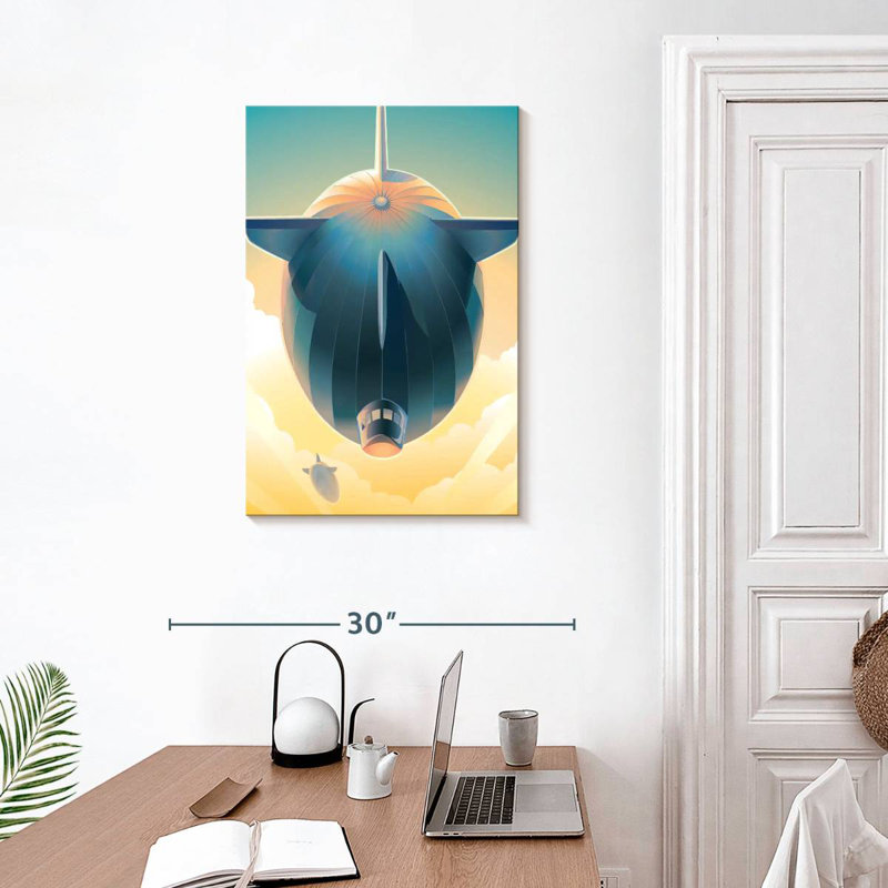 Mehar Blimps In The Sky, 30" H x 20" W