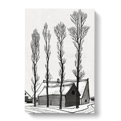 Winter by Julie De Graag - Wrapped Canvas Painting