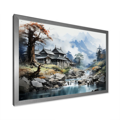Bernest China Art Misty Mountain sur toile