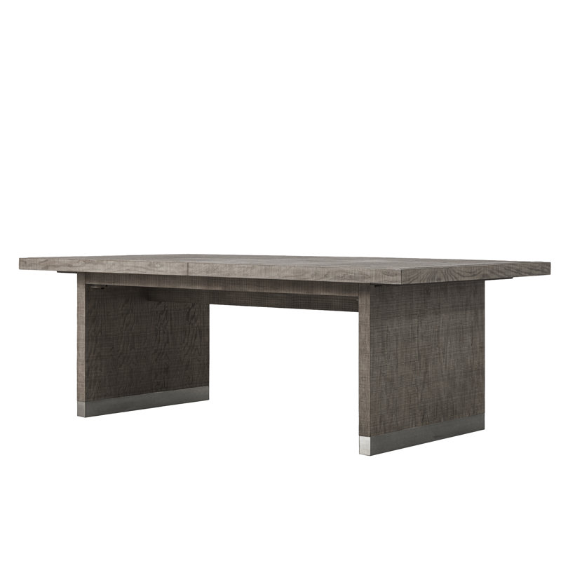 Table de salle à manger extensible Bustamante, Gris