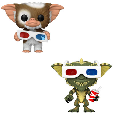Funko Pop! Paquet de 2 Gremlins - Gizmo # 1146 et Gremlin avec lunettes 3D # 1147