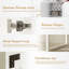 Range-chaussures avec portes, range-chaussures 6 niveaux