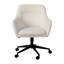 Fauteuil de bureau pivotant avec accoudoirs évasés Martha Stewart Rayna Martha-125009773-125008714-125008712