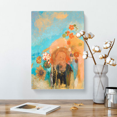 Evocation Of Roussel by Odilon Redon - Wrapped Canvas