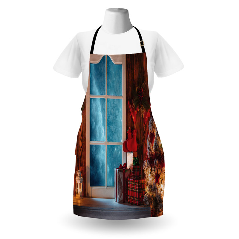 Christmas No Pattern Bib Apron