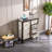 Hand-Painted Cabinet with Birch Frame