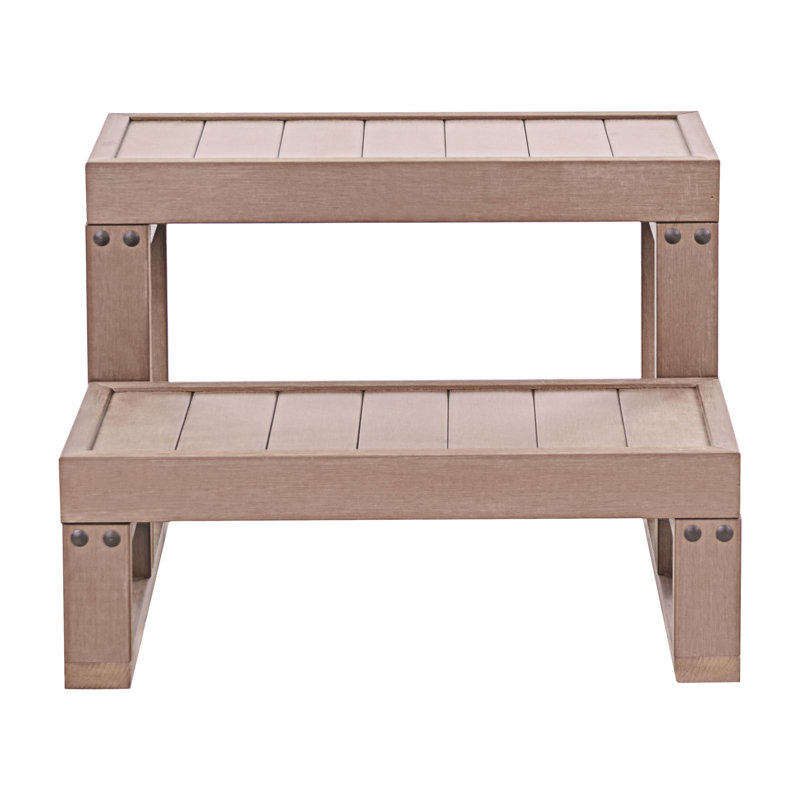 Hot Tub Steps LIMAY Brown