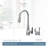 Moen Sinema High Arc Pull Down Single Handle Kitchen Faucet with Power Boost and Reflex-48345253