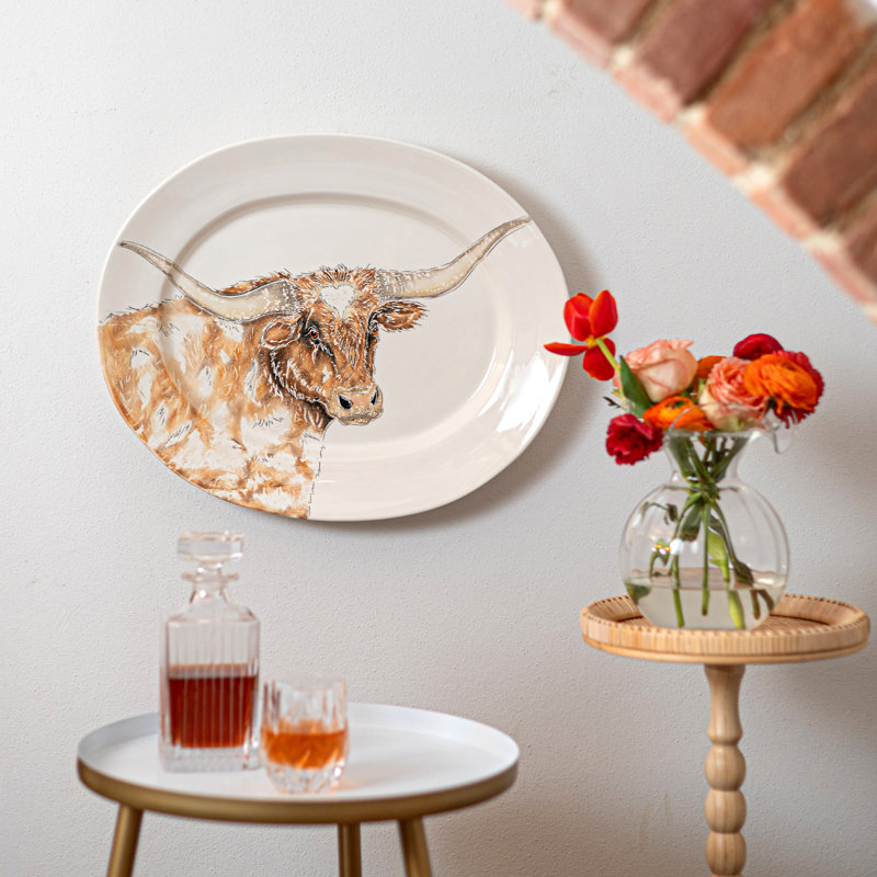 Plat ovale Fattoria Longhorn