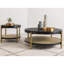 Benson Black Round End Table-1125749355