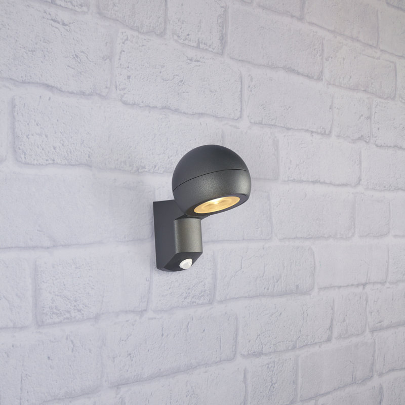 Achiles Integrated LED Outdoor Armed Sconce